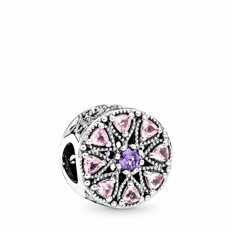 Pandora Australia Shimmering Medallion Charm - Sterling Silver | QZMPXH236